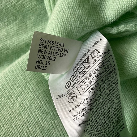 Banana Republic Filpucci Cashmere Blend Semi Fitted V Neck Sweater - Picture 7 of 8